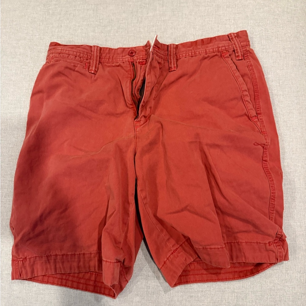 Polo Ralph Lauren Men’s Classic Fit Chino Shorts 34 Red Casual Summer Navy Pony